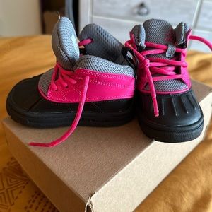 Never been worn girls Nike boots